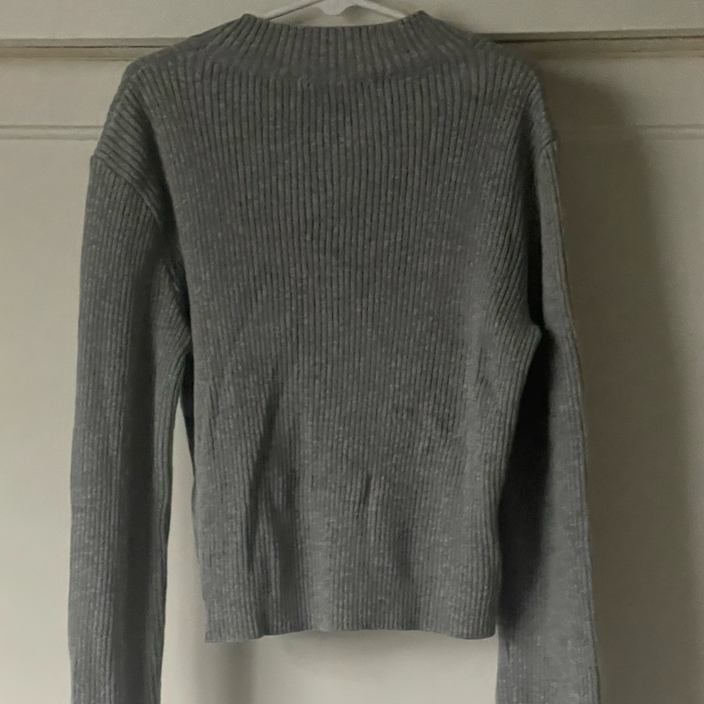 Creation from Brandy Melville. Long sleeve gray crew neck top. Great to layer. - Picture 3 of 3